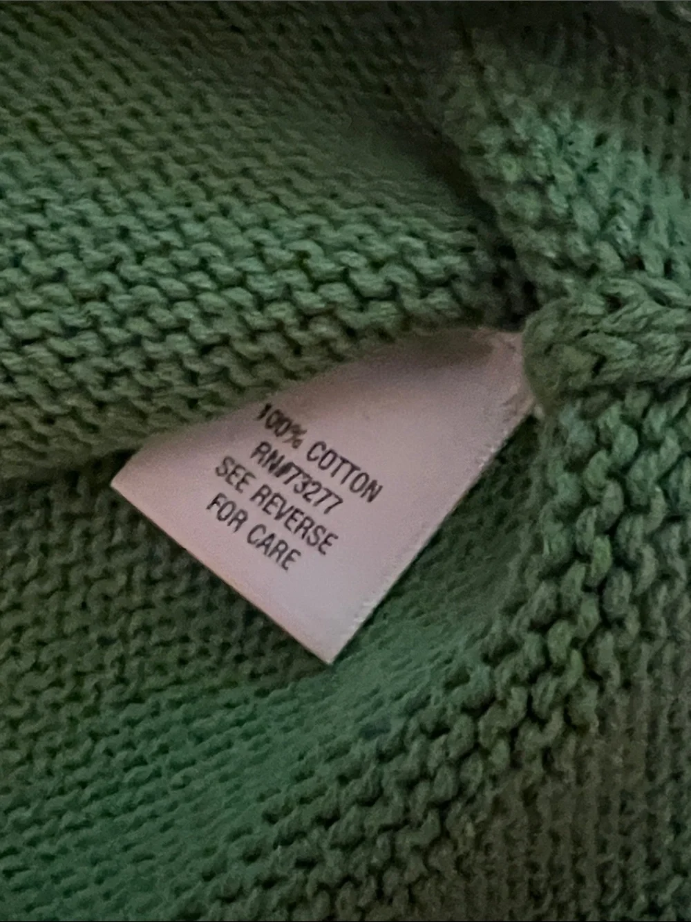 CROFT & BARROW 💚 THICK 100% COTTON GREEN CREW NECK PULLOVER SWEATER Women’s XL - Picture 6 of 6